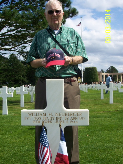 Red Rivers '47 Visit to Normandy with Gold Star Platoon List - William Neuberger '41
