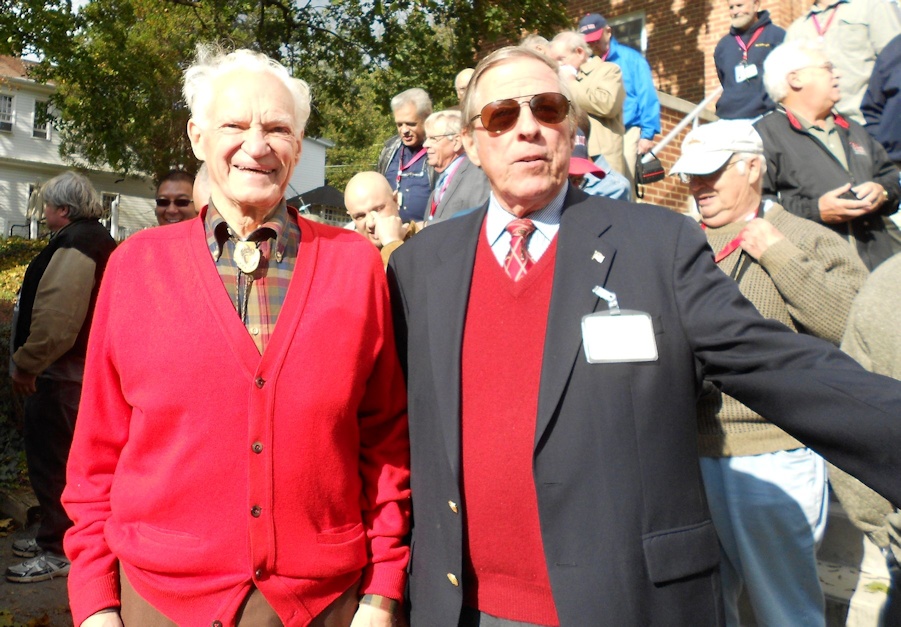 Class of '50 and '51    Winton 'Monk' Miller '50 (L) Ernie Wigfield '51 (R)